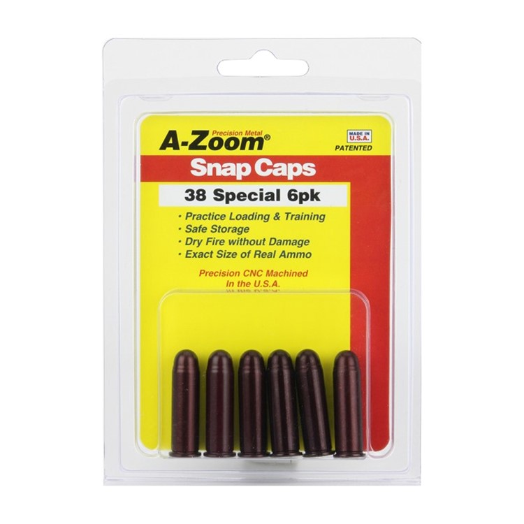 A-ZOOM Precision Metal 6-Pack of 38 Special Snap Caps (16118)-img-2