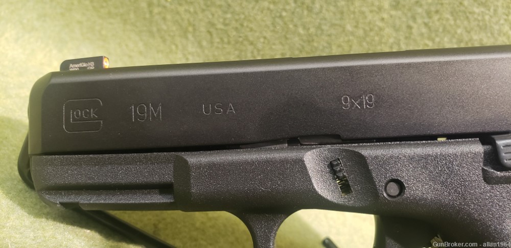 Glock 19M FBI Contract Gun 9mm 15 Round NIB UM1950333 USA Made-img-2