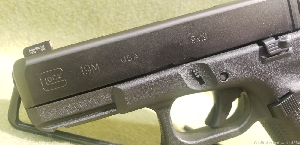 Glock 19M FBI Contract Gun 9mm 15 Round NIB UM1950333 USA Made-img-7