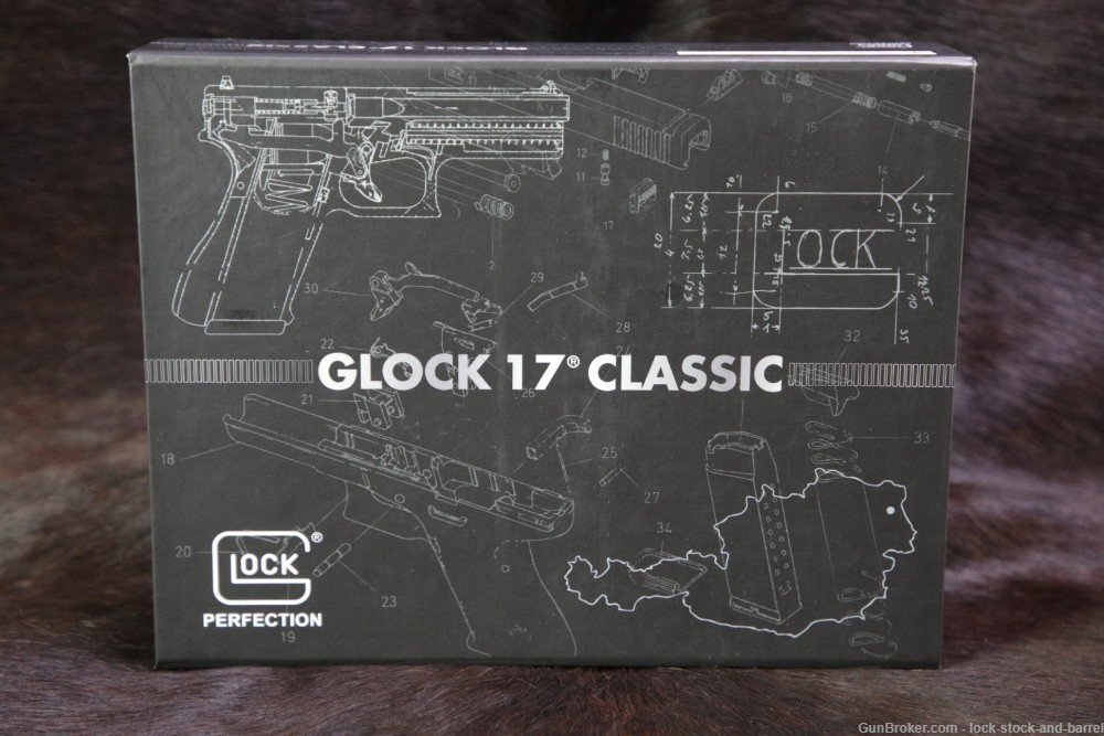 Glock Model 17 Classic G17 Gen 1 9mm Striker Fired Semi Auto Pistol, NO CA -img-20