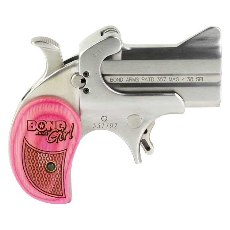 Bond Arms Girl Mini, Derringer, 357 Magnum/38 Special, 2.5", Steel, 2 Rds-img-2