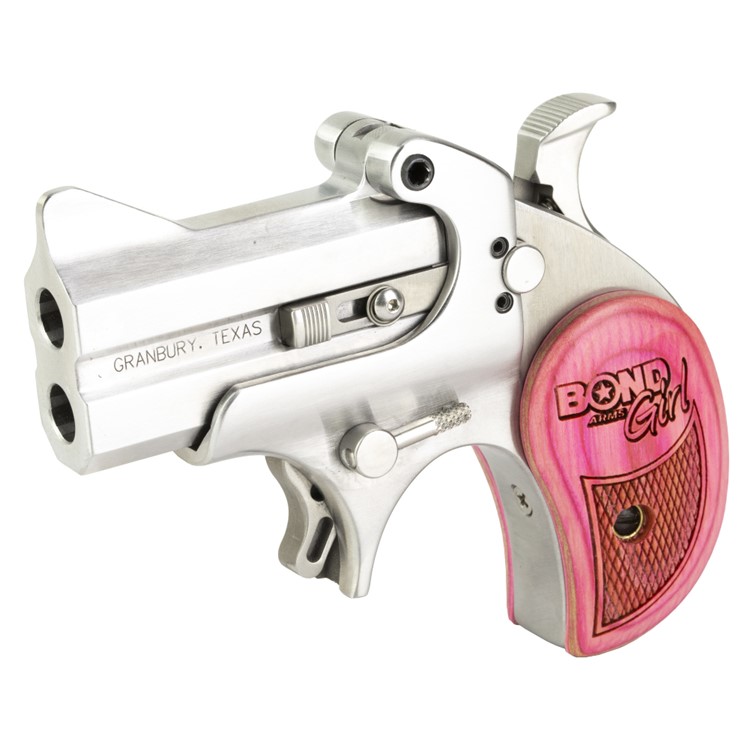 Bond Arms Girl Mini, Derringer, 357 Magnum/38 Special, 2.5", Steel, 2 Rds-img-3