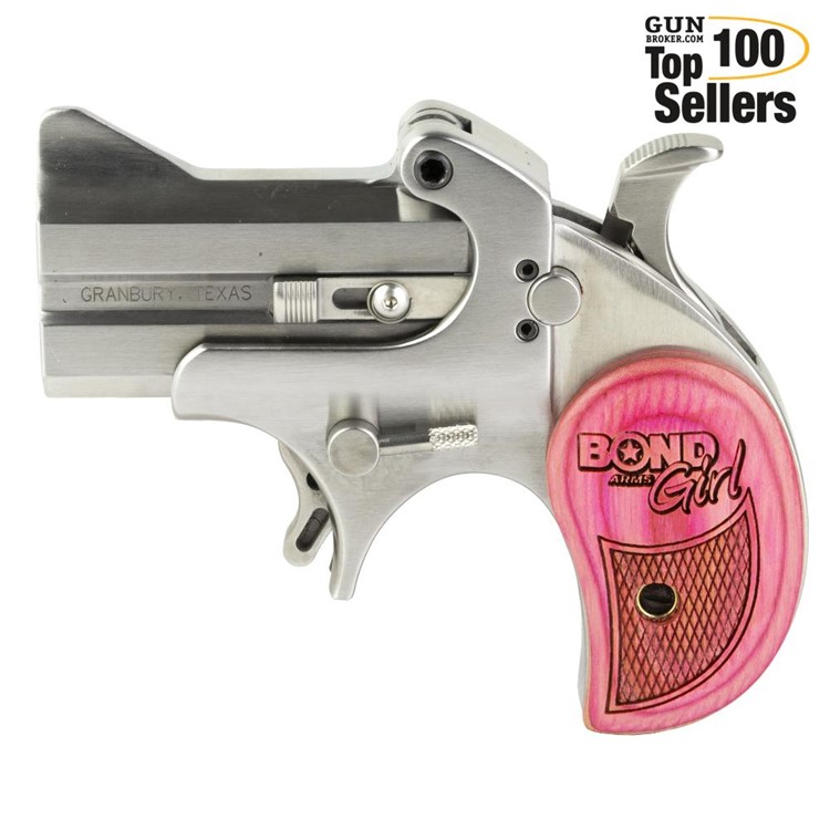 Bond Arms Girl Mini, Derringer, 357 Magnum/38 Special, 2.5", Steel, 2 Rds-img-0