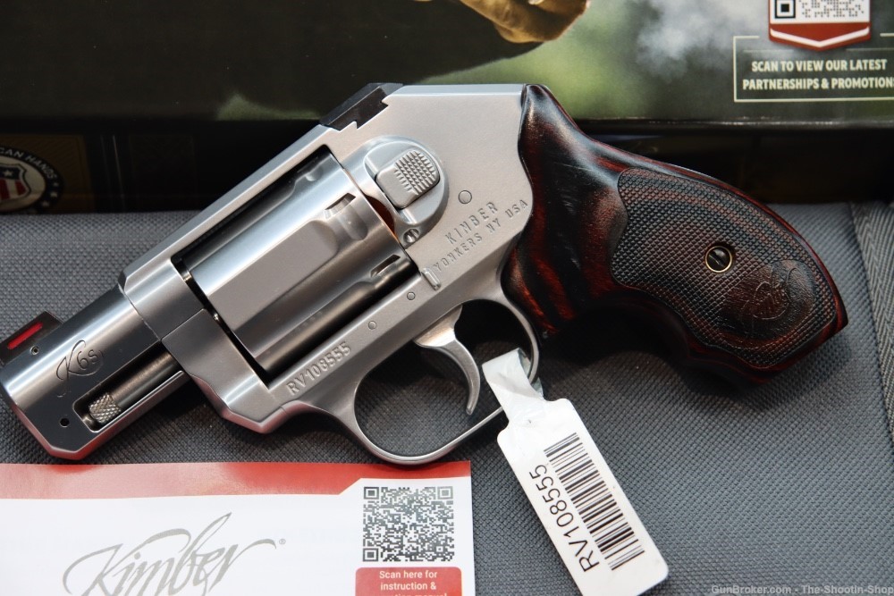 Kimber K6S Deluxe Carry Revolver 357 MAG 2" K6 Stainless 357MAG DCR Wood DA-img-2