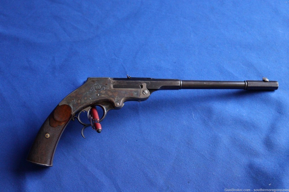 Langenham schuetzen single  pistol .22LR German  excellent condition-img-0