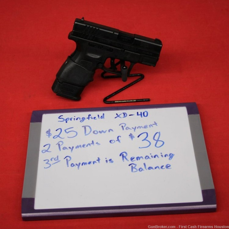 Springfield, XD-40, .40 s&w, Used, LAYAWAY TODAY-img-1