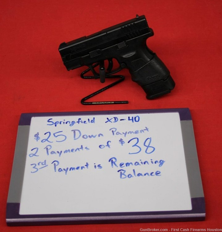 Springfield, XD-40, .40 s&w, Used, LAYAWAY TODAY-img-0