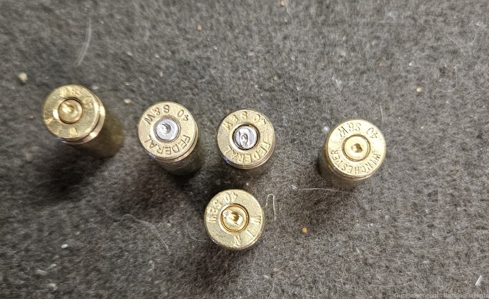 .40 S&W Brass for Reloading. Mixed head stamp. 500 rds-img-1