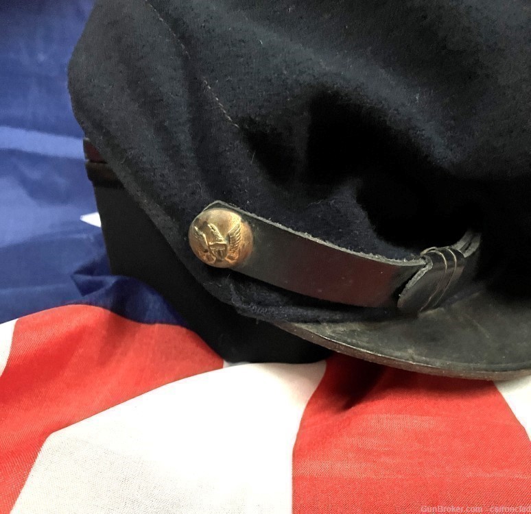 Civil War Union Army Kepi with insignias (replica by Terrant)-img-4