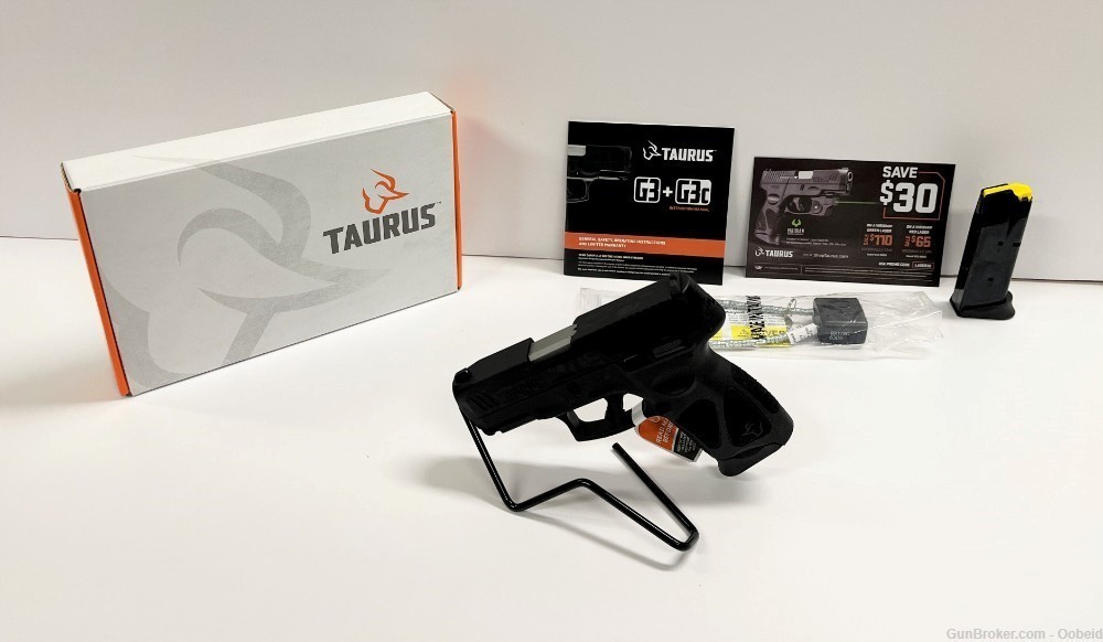 Taurus G3C Pistol 9mm Handgun 12rd Magazines -img-1