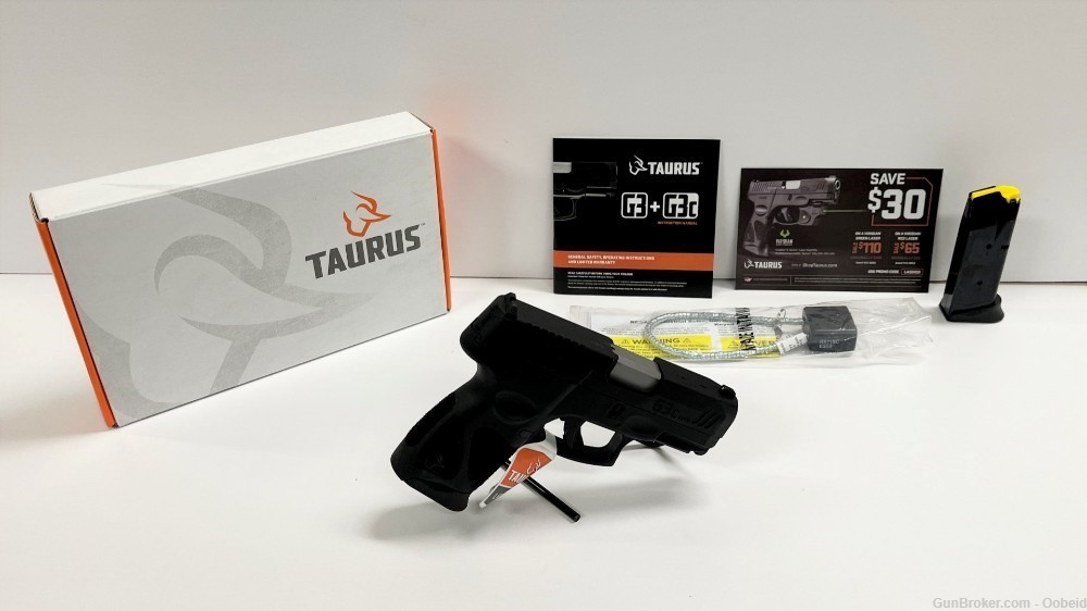 Taurus G3C Pistol 9mm Handgun 12rd Magazines -img-0