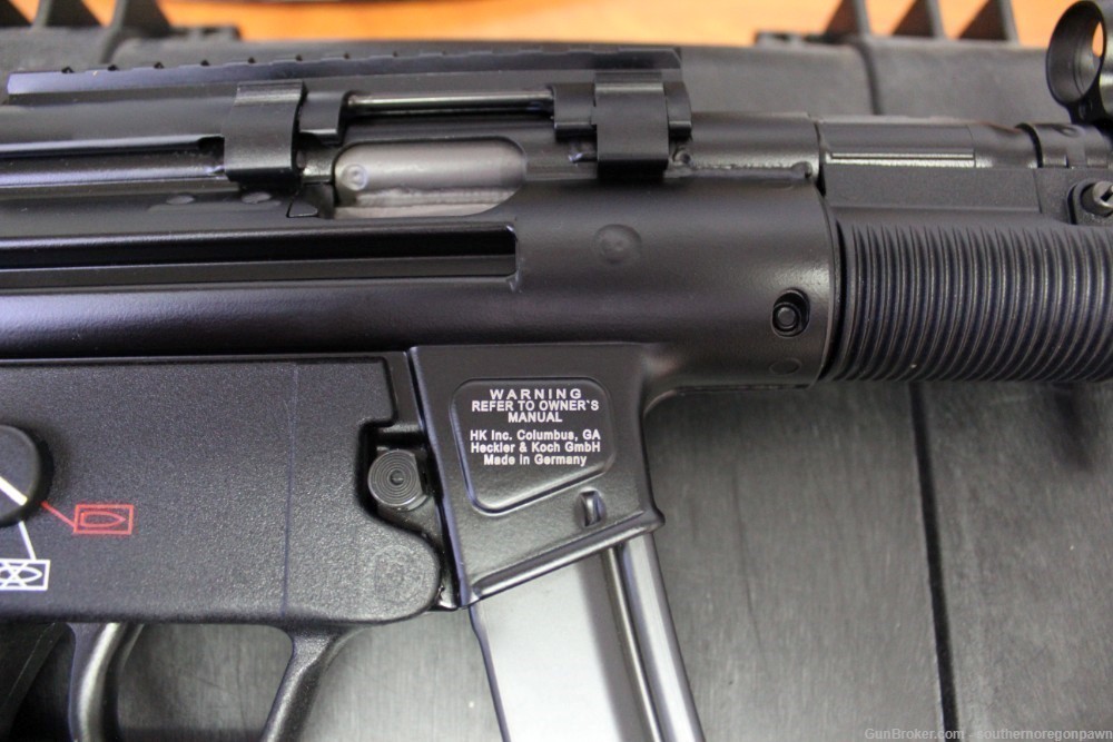 HK Heckler & Koch SP5K PDW 9mm Pistol MP5K M750900-A5 W/ Hard Case-img-3