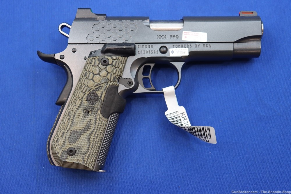 Kimber KHX PRO 1911 Pistol 45ACP Kimpro GREY Stainless G10 LASER GRIPS 45-img-6