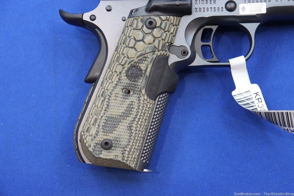 Kimber KHX PRO 1911 Pistol 45ACP Kimpro GREY Stainless G10 LASER GRIPS 45-img-10