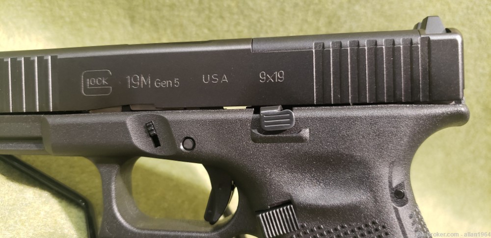 Glock 19M Gen 5 MOS Semi Auto 9mm NIB UMA195S203MOS USA Made-img-7