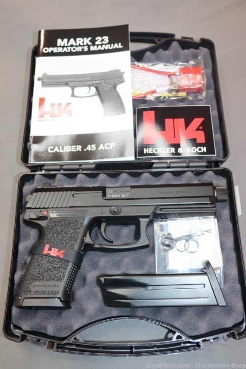 Heckler & Koch Model H&K MARK 23 Pistol 45ACP THREADED MK23 HK Tactical +-img-0
