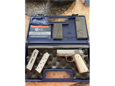 Colt 1911 Defender lightweight stainless .45 acp series 90 w/ box & 3 mags