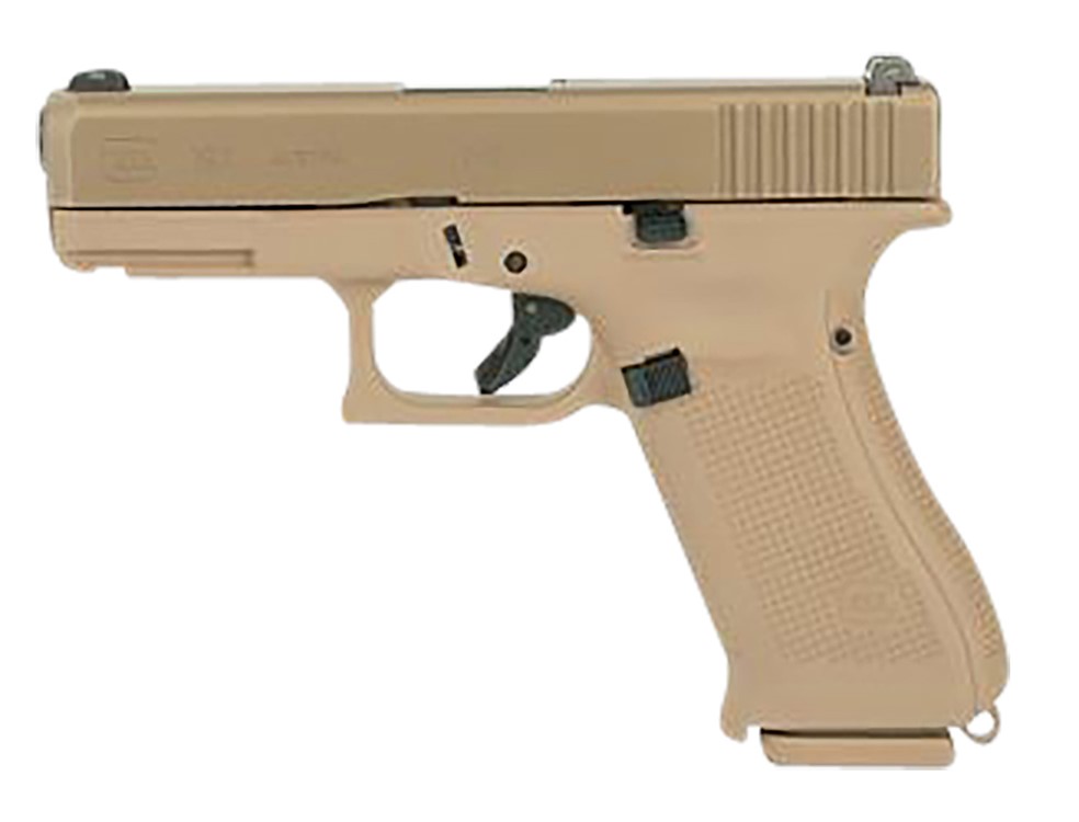 Glock G19X Crossover 9mm 4.02 10+1 Bronze Polymer Frame Coyote nPVD Slide G-img-1