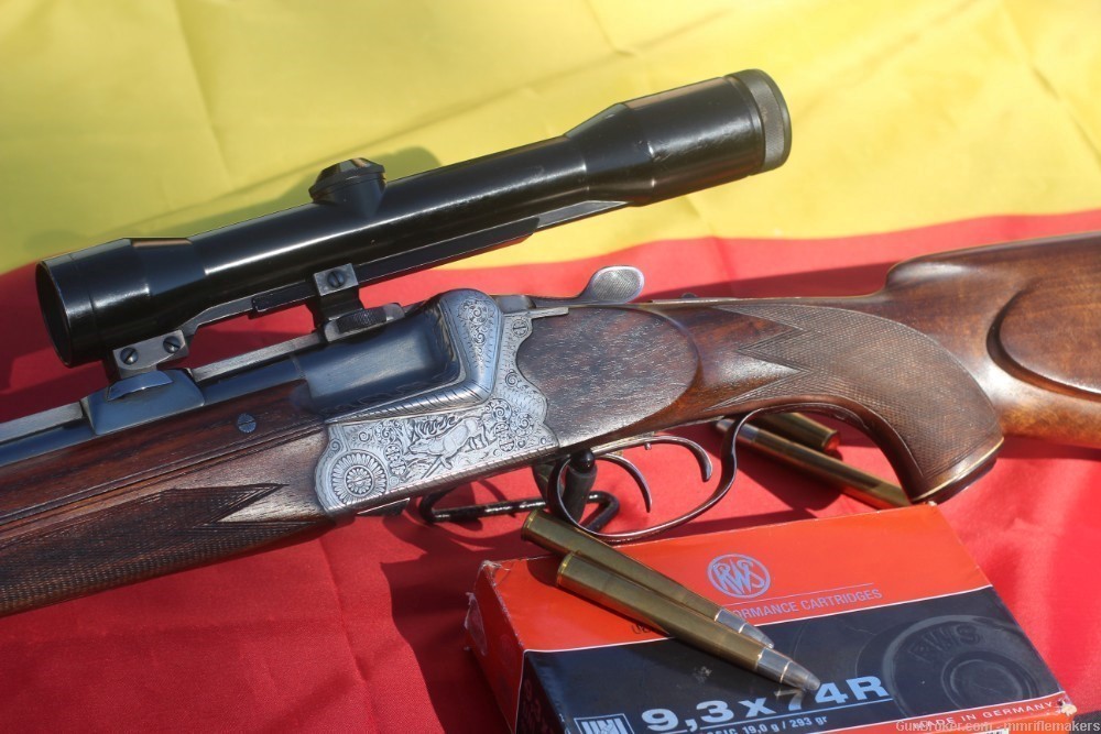 Austrian O/U Safari Gun 9.3 X 74R Caliber-img-2