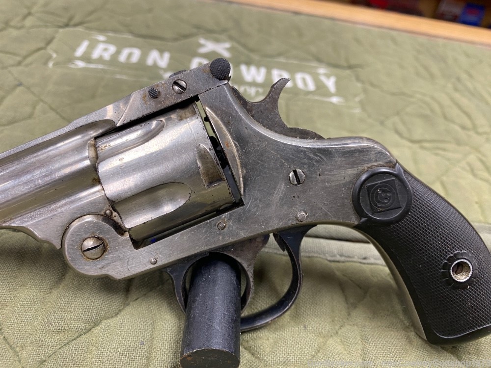 Harrington & Richardson Model 2 Top-Break Auto Ejection Revolver 38 S&W -img-3
