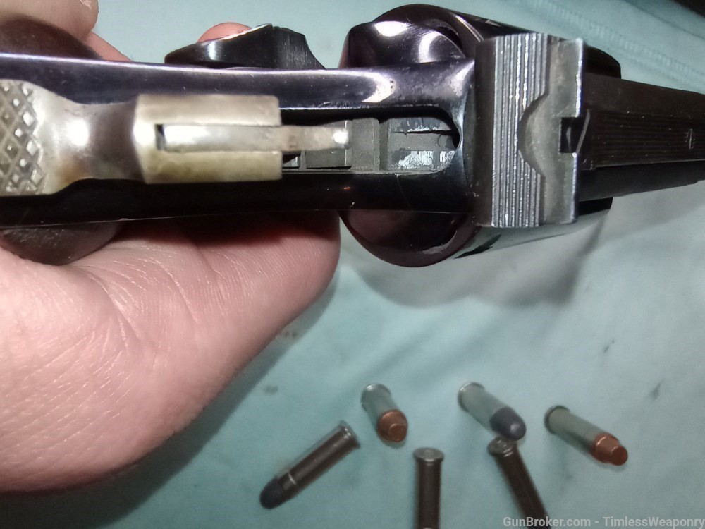 Smit & Wesson 357 Magnum Combat Masterpiece S&W 19 Registered 1956 Rookie  -img-5