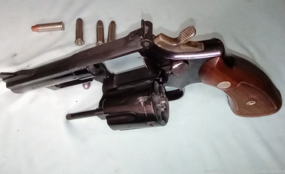 Smit & Wesson 357 Magnum Combat Masterpiece S&W 19 Registered 1956 Rookie  -img-29