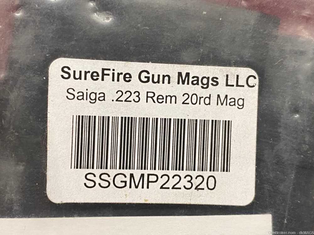 4 SGMT Saiga .223 20rd AK47 Magazines Made In USA With Mag Clamp-img-1