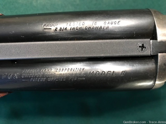 Savage Arms Corparation  Fox Model B 16 Ga Side by Side-img-9