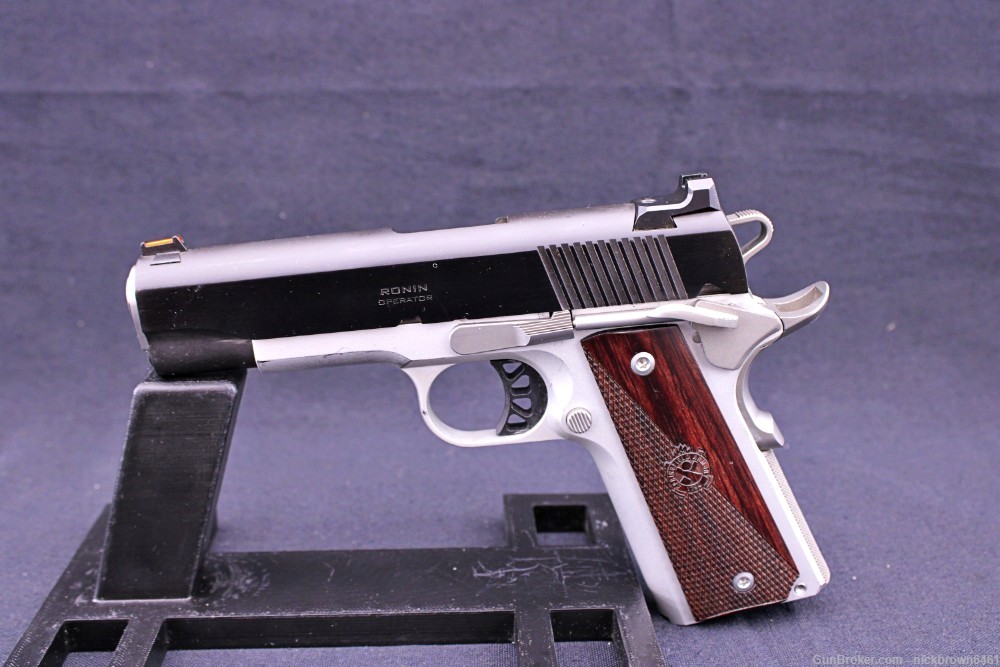 SPRINGFIELD ARMORY RONIN OPERATOR 1911 COMMANDER LENGTH 9MM TWO TONE M1911-img-3