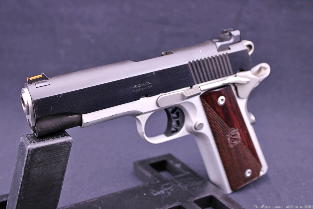 SPRINGFIELD ARMORY RONIN OPERATOR 1911 COMMANDER LENGTH 9MM TWO TONE M1911-img-2
