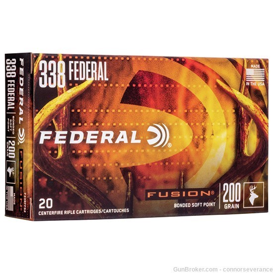 200 Rounds Federal Fusion 338 Federal -img-0