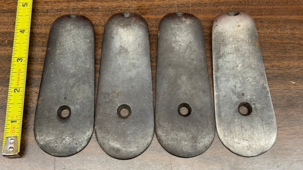 4 Argentine Mauser Model 1909 Cavalry Mountain Engineer Steel Butt Plate-img-2