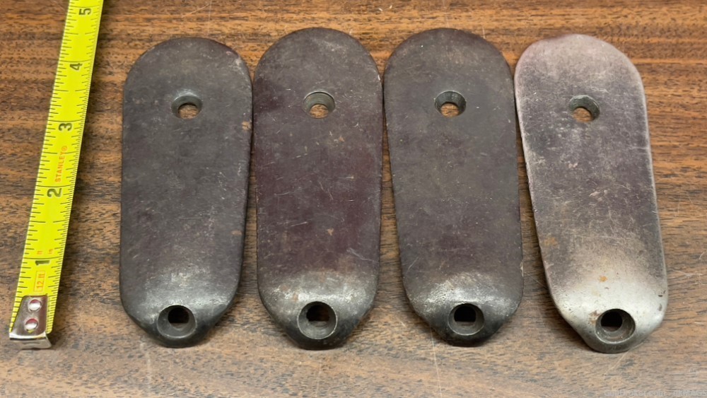 4 Argentine Mauser Model 1909 Cavalry Mountain Engineer Steel Butt Plate-img-3