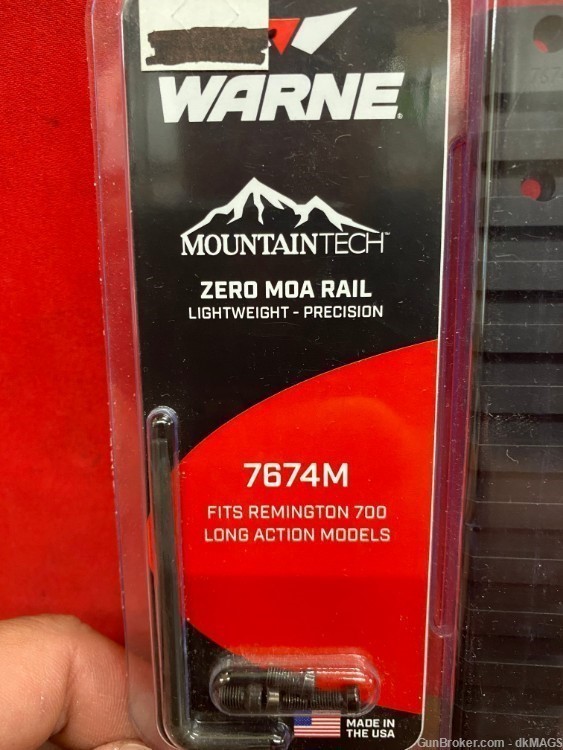Warne Zero MOA Rail for Remington 700 Long Action 11424-img-1