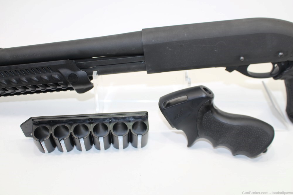  Remington 870 Tact 12 Ga With Pistol Grip And Extra Grip Used-img-1