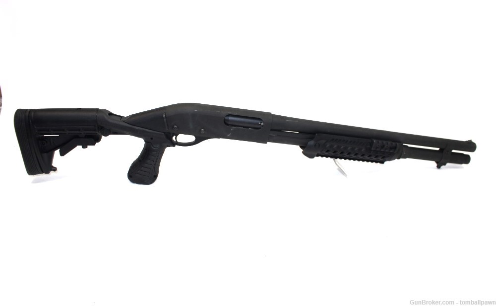  Remington 870 Tact 12 Ga With Pistol Grip And Extra Grip Used-img-4