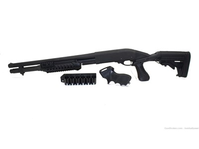  Remington 870 Tact 12 Ga With Pistol Grip And Extra Grip Used