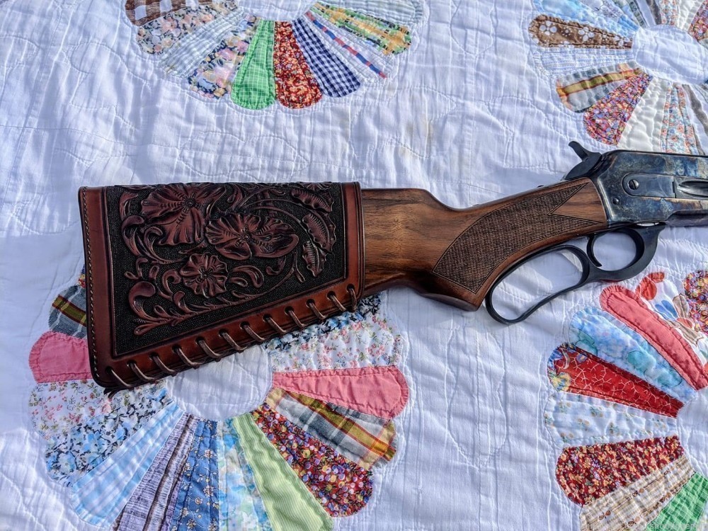 Pedersoli1886, Ricochet Roy's Old West Custom Leather Stock Cover-img-0