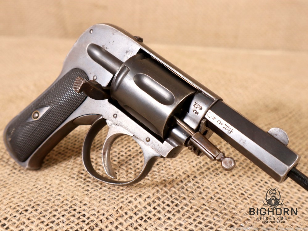 Liege, Belgian, Velo-Dog, .32 Cal. Hammerless Double-Action Pocket Revolver-img-14