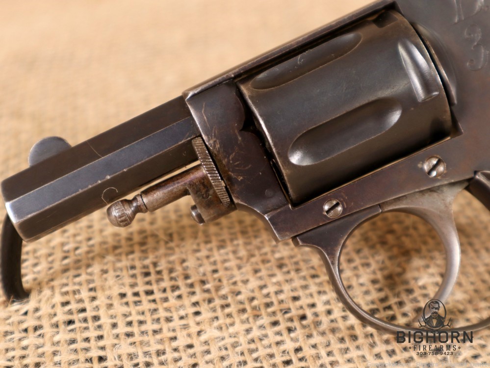 Liege, Belgian, Velo-Dog, .32 Cal. Hammerless Double-Action Pocket Revolver-img-4