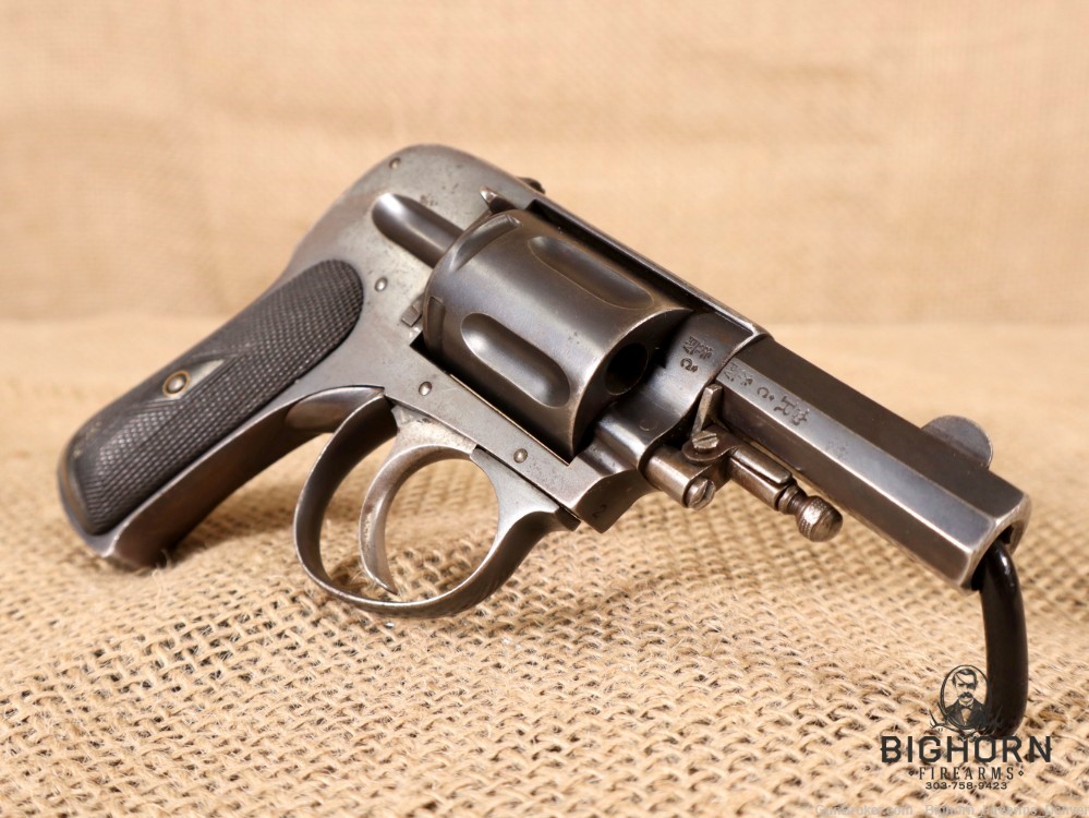 Liege, Belgian, Velo-Dog, .32 Cal. Hammerless Double-Action Pocket Revolver-img-7