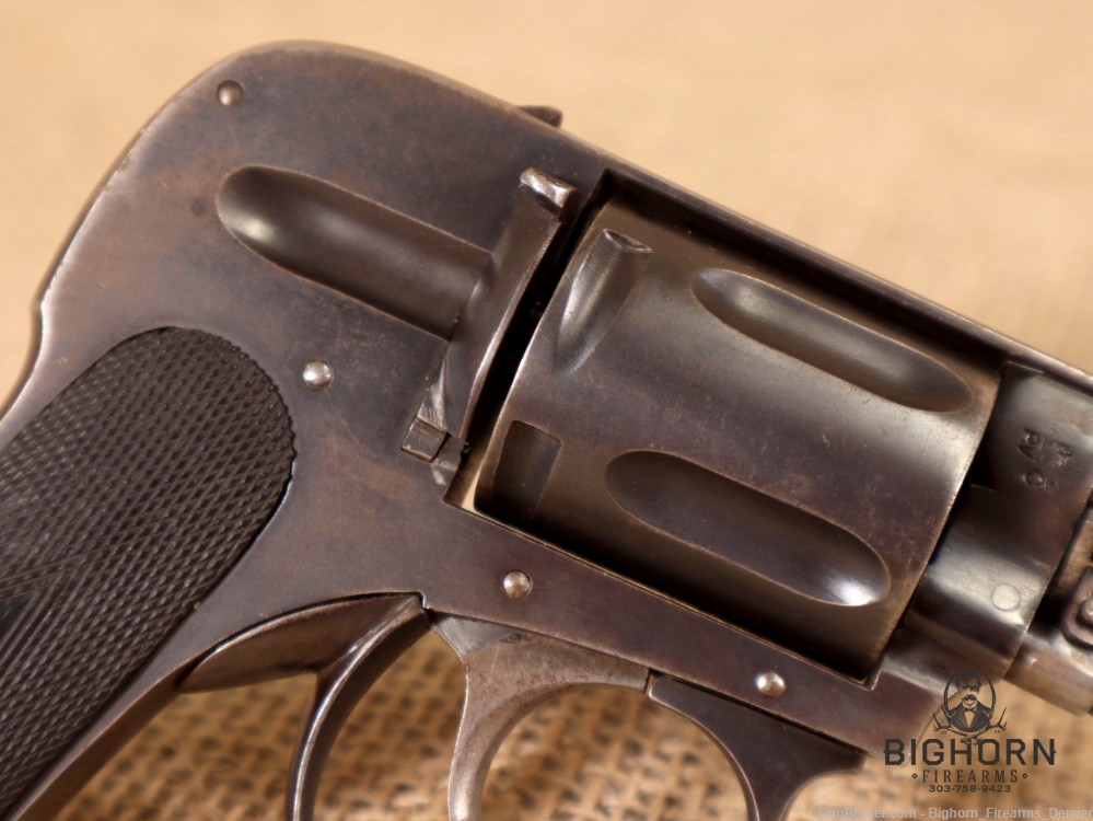 Liege, Belgian, Velo-Dog, .32 Cal. Hammerless Double-Action Pocket Revolver-img-10