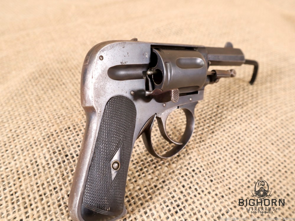 Liege, Belgian, Velo-Dog, .32 Cal. Hammerless Double-Action Pocket Revolver-img-16