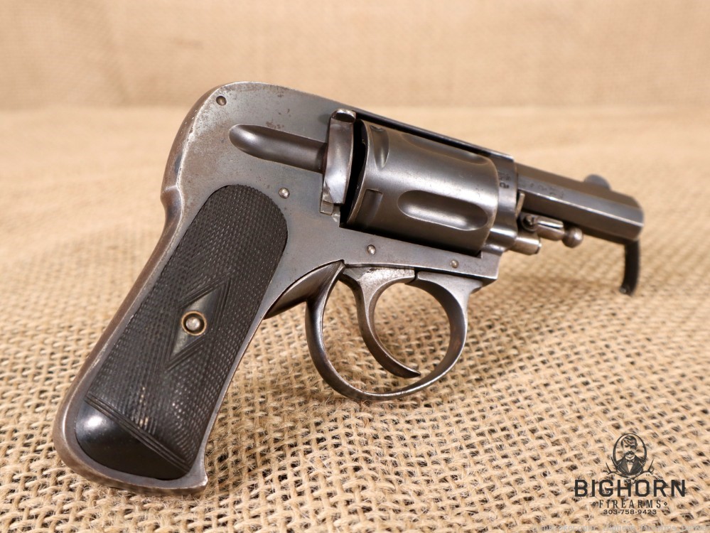 Liege, Belgian, Velo-Dog, .32 Cal. Hammerless Double-Action Pocket Revolver-img-12