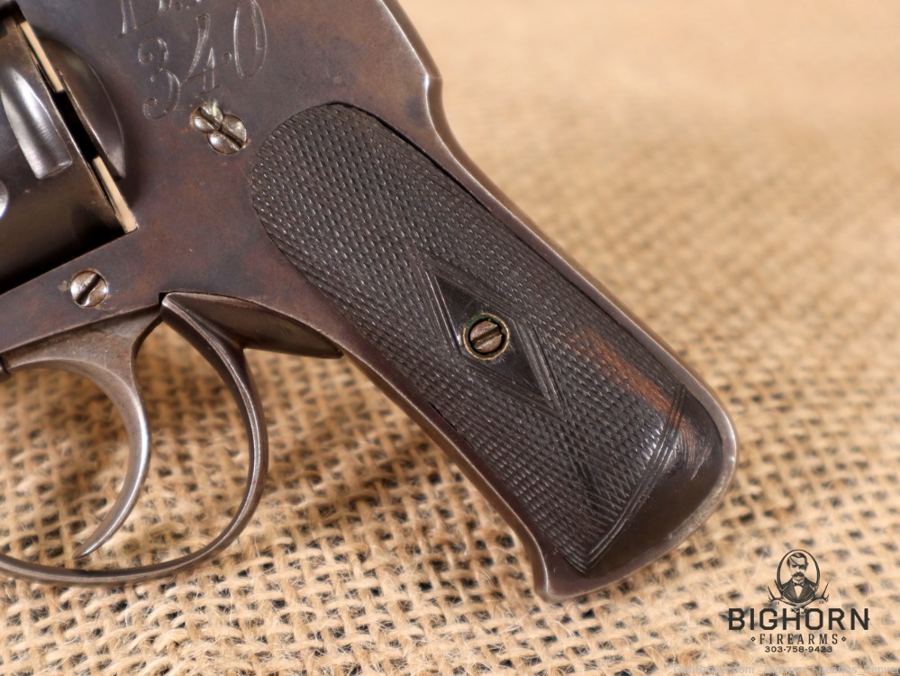 Liege, Belgian, Velo-Dog, .32 Cal. Hammerless Double-Action Pocket Revolver-img-2