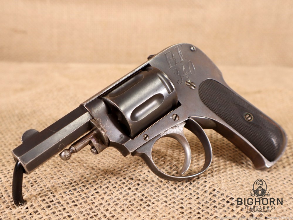 Liege, Belgian, Velo-Dog, .32 Cal. Hammerless Double-Action Pocket Revolver-img-5