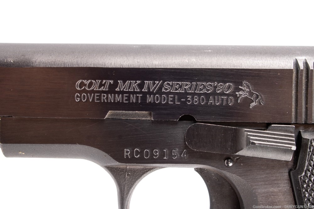 Colt MK IV Series 80 Government 380ACP Durys # 17705-img-9