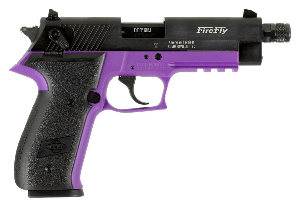 GSG FireFly 22 LR 10+1 4.90 Pistol Purple/Black-img-0
