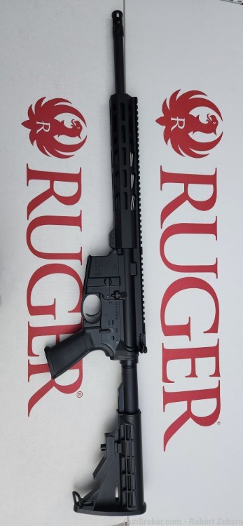 NEW Ruger AR-556 Semi-Auto Rifle, 5.56 Nato, 16.10" Bbl, Free Floating 11"-img-2