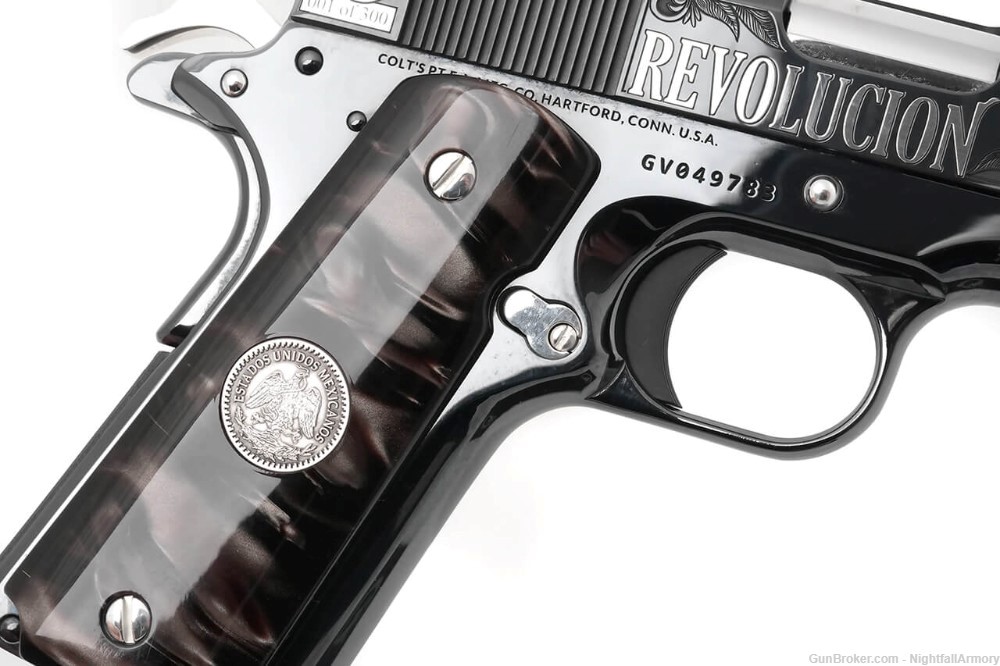 Colt 1911 Govt La Revolucion Pascual Orozco .38 Super SK # 026 of only 300-img-9